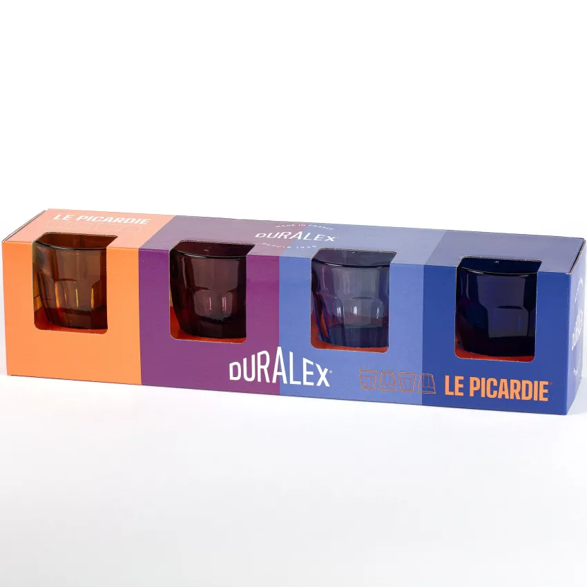 Professionnels De La Restauration|Kits>Duralex Coffret cadeau - Verre coloré Picardie 25cl