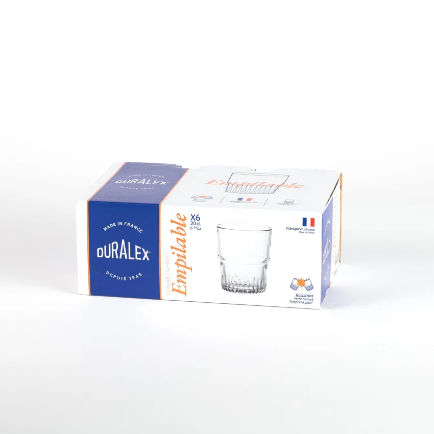 Professionnels De La Restauration|Verres À Eau>Duralex Empilable - Verre Transparent 20cl