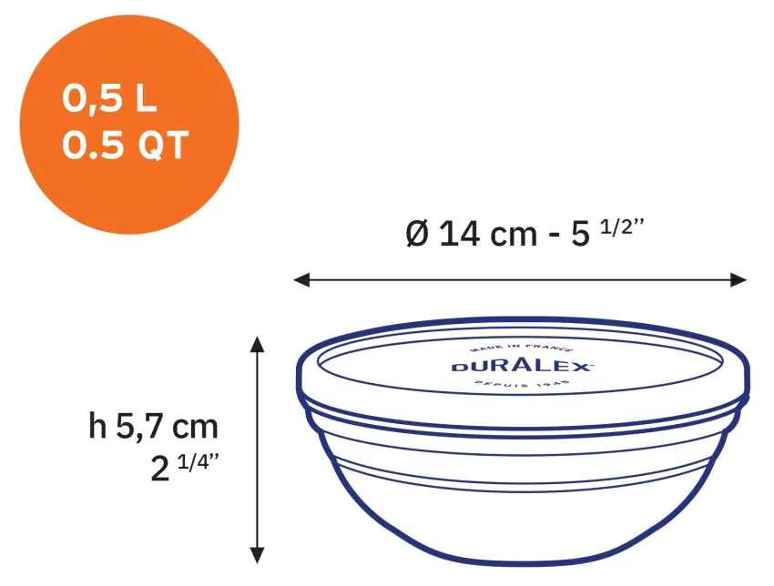 Professionnels De La Restauration|Kits>Duralex Freshbox - 3 boites de conservation rondes multi-tailles