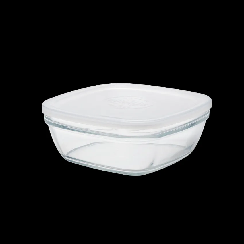 Boîtes Carrées>Duralex Freshbox - Boite de conservation carrée couvercle blanc 2L