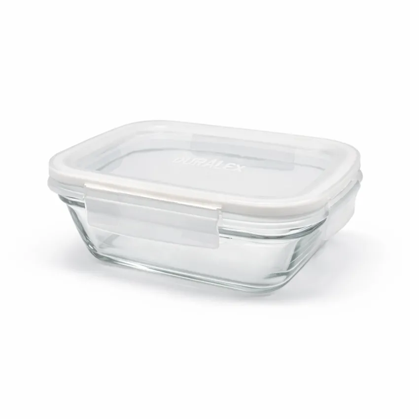 Professionnels De La Restauration|Boîtes Rectangulaires>Duralex Freshbox - Boite de conservation à ailette couvercle blanc 1.1L