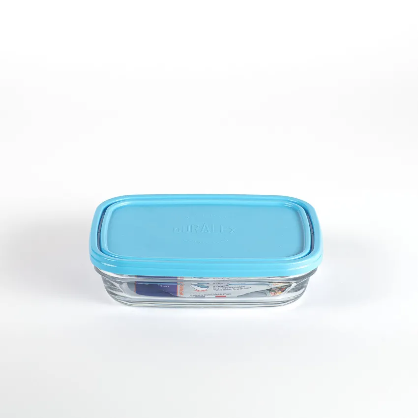 Professionnels De La Restauration|Boîtes Rectangulaires>Duralex Freshbox - Boite de conservation rectangulaire couvercle bleu 80cl