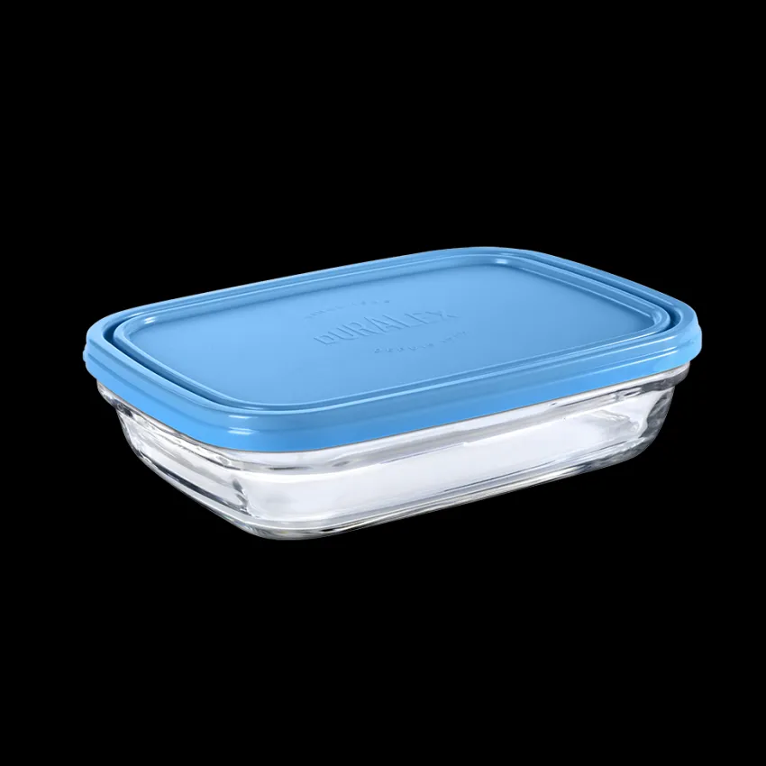 Professionnels De La Restauration|Boîtes Rectangulaires>Duralex Freshbox - Boite de conservation rectangulaire couvercle bleu 80cl