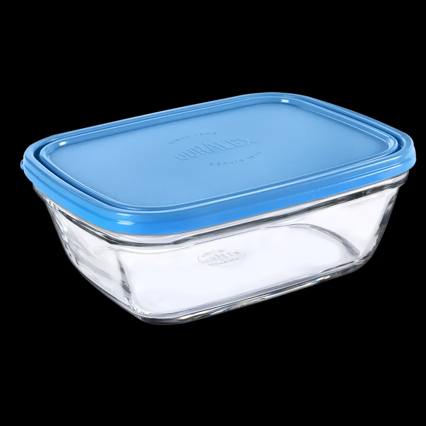Professionnels De La Restauration|Boîtes Rectangulaires>Duralex Freshbox - Boite de conservation rectangulaire couvercle bleu 1,65L
