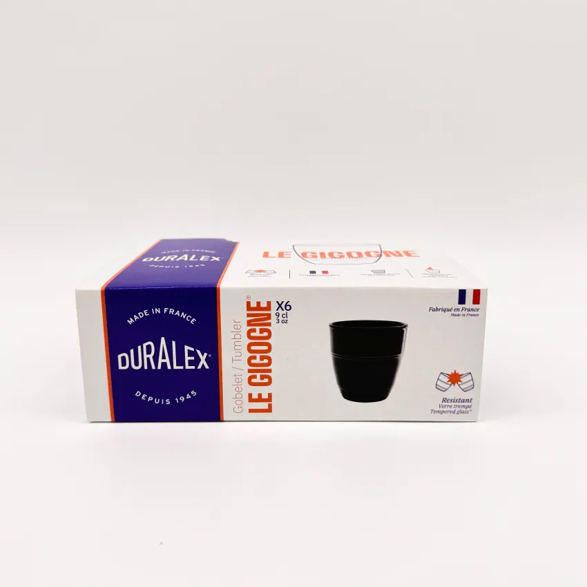 Professionnels De La Restauration|Verrines>Duralex Le Gigogne - Noir brillant - 9cl