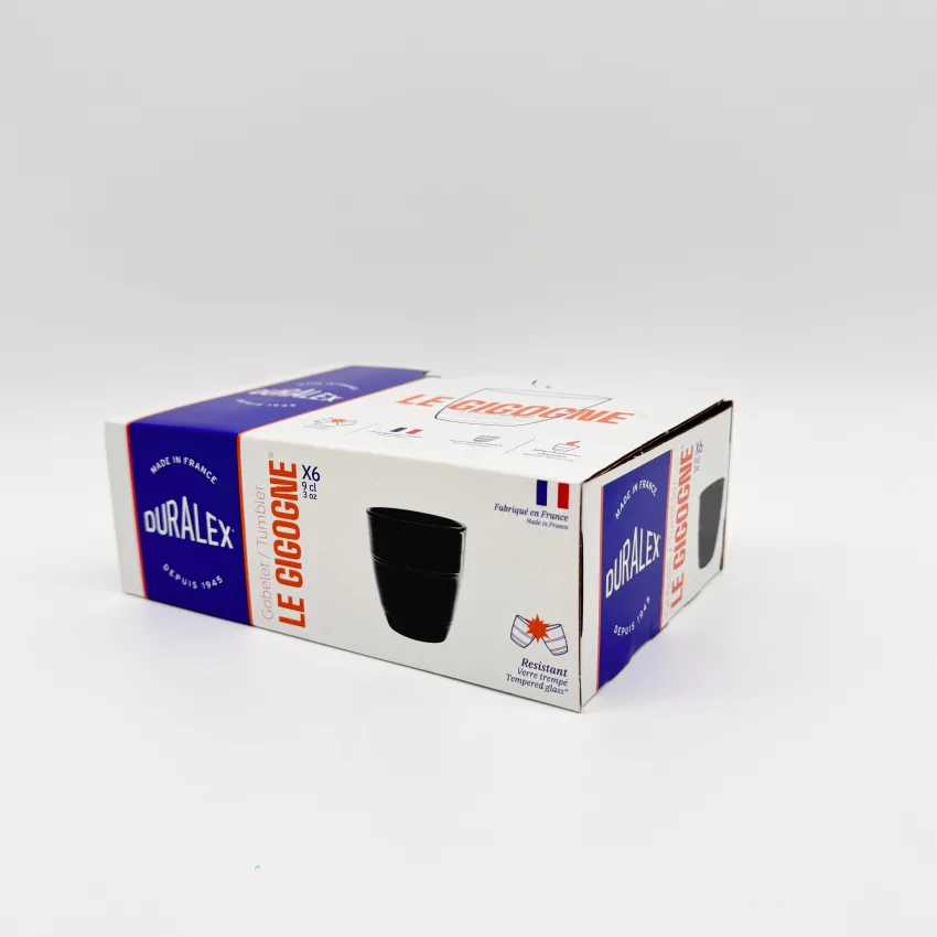 Professionnels De La Restauration|Verrines>Duralex Le Gigogne - Noir brillant - 9cl