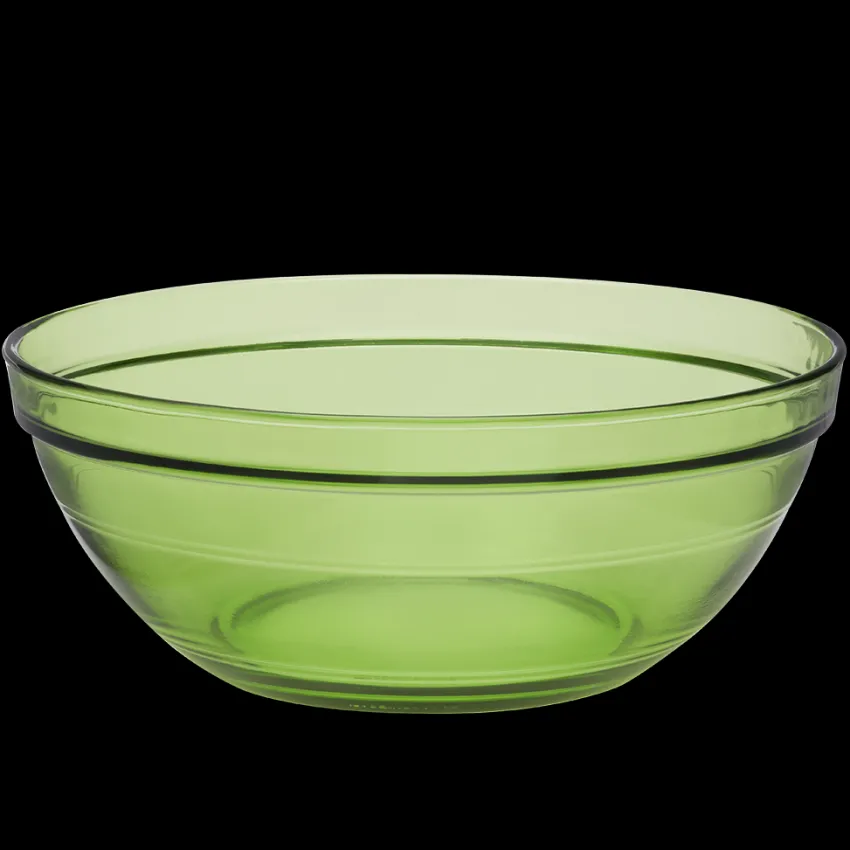 Professionnels De La Restauration|Saladiers>Duralex Le Gigogne - Saladier en verre Empilable 1,59L - 20,5cm Vert