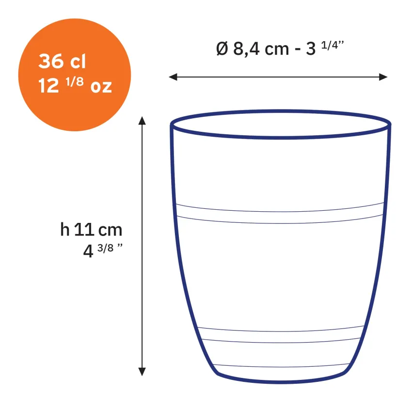 Professionnels De La Restauration|Verres À Cocktail>Duralex Le Gigogne - Verre transparent 36cl