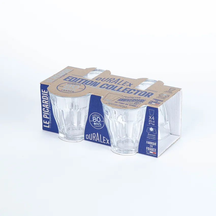 Verres À Eau>Duralex Le Picardie - Verre transparent 25cl - 80 ans