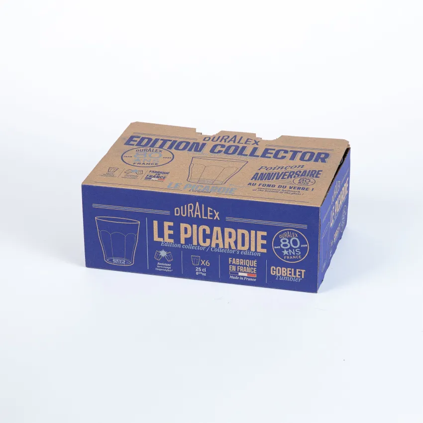 Verres À Eau>Duralex Le Picardie - Verre transparent 25cl - 80 ans