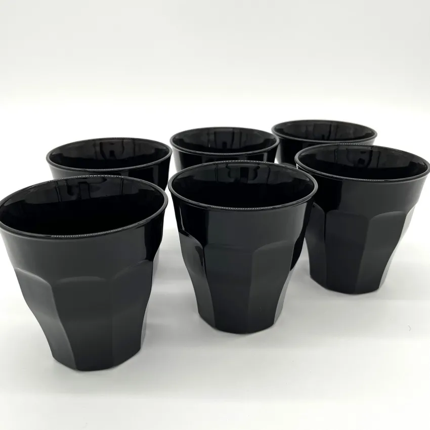 Professionnels De La Restauration|Verres À Eau>Duralex Le Picardie Noir brillant - Verre 25cl