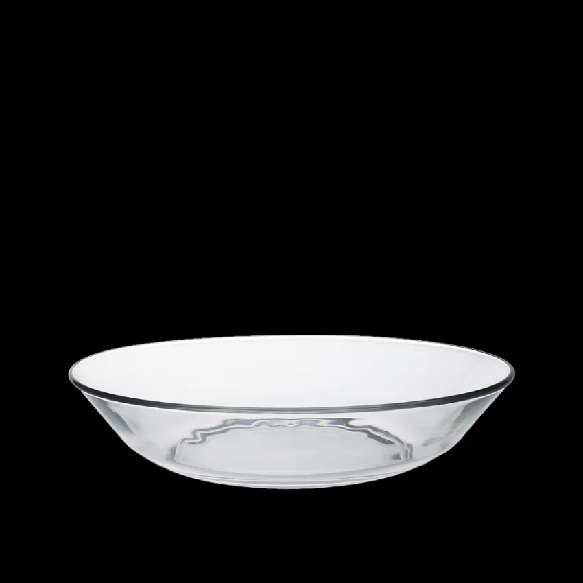 Professionnels De La Restauration|Assiettes>Duralex Lys - Assiettes creuses en verre transparent x6 - 21cm