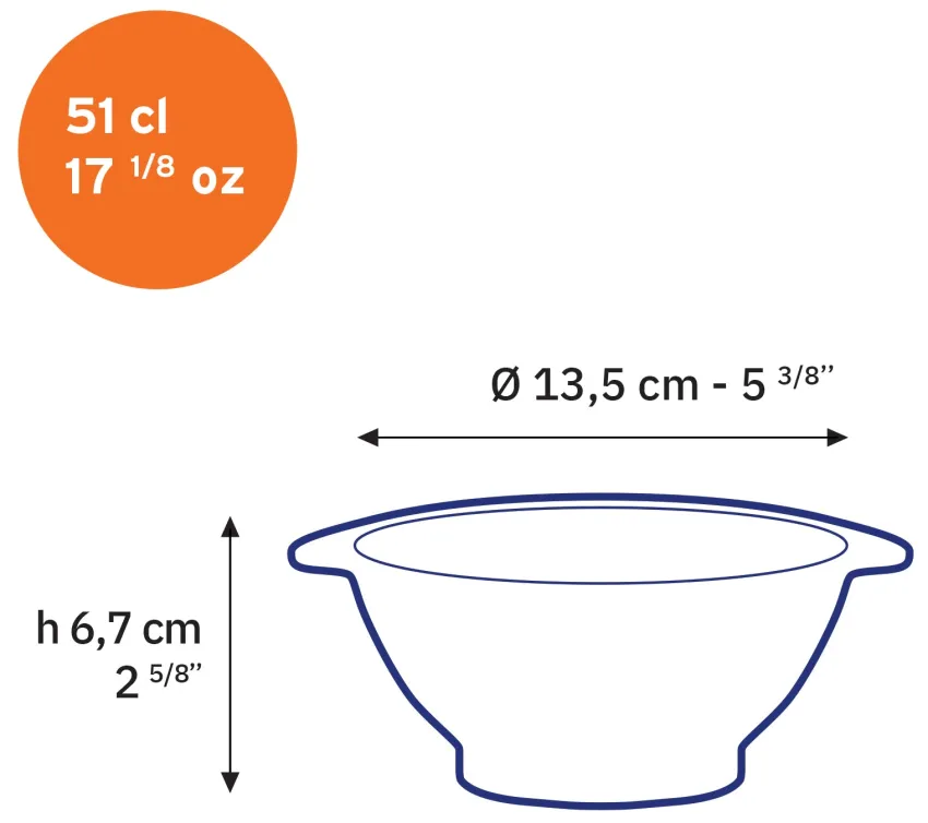 Bols|Professionnels De La Restauration>Duralex Lys - Bol en verre transparent à oreilles 51cl