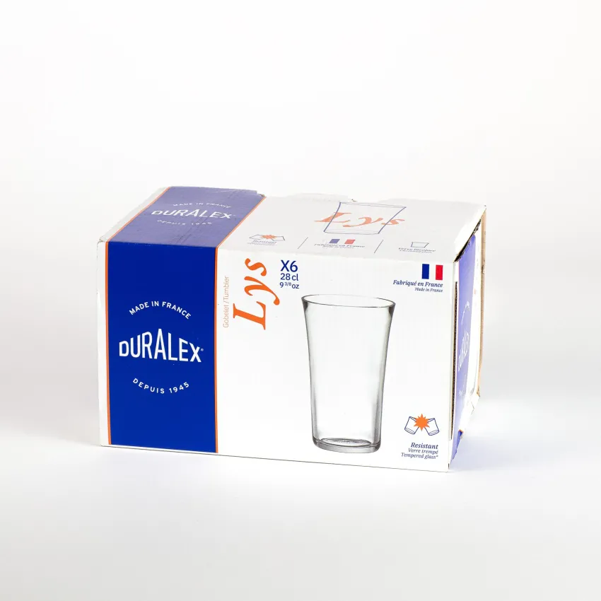Professionnels De La Restauration|Verres À Eau>Duralex Lys - Verre Transparent 28 cl