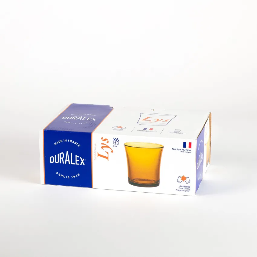 Professionnels De La Restauration|Verres À Eau>Duralex Lys - Verre Vermeil 21 cl