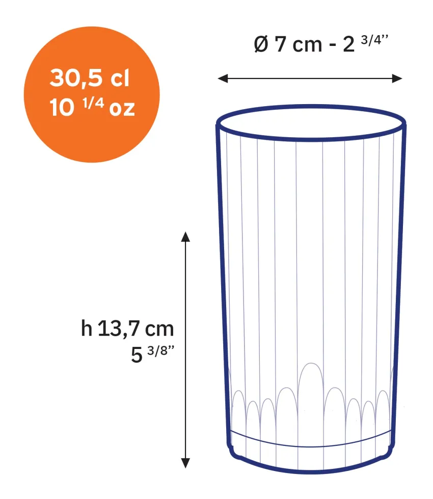 Professionnels De La Restauration|Verres À Cocktail>Duralex Manhattan - Verre à cocktail hauts transparents 30,5 cl