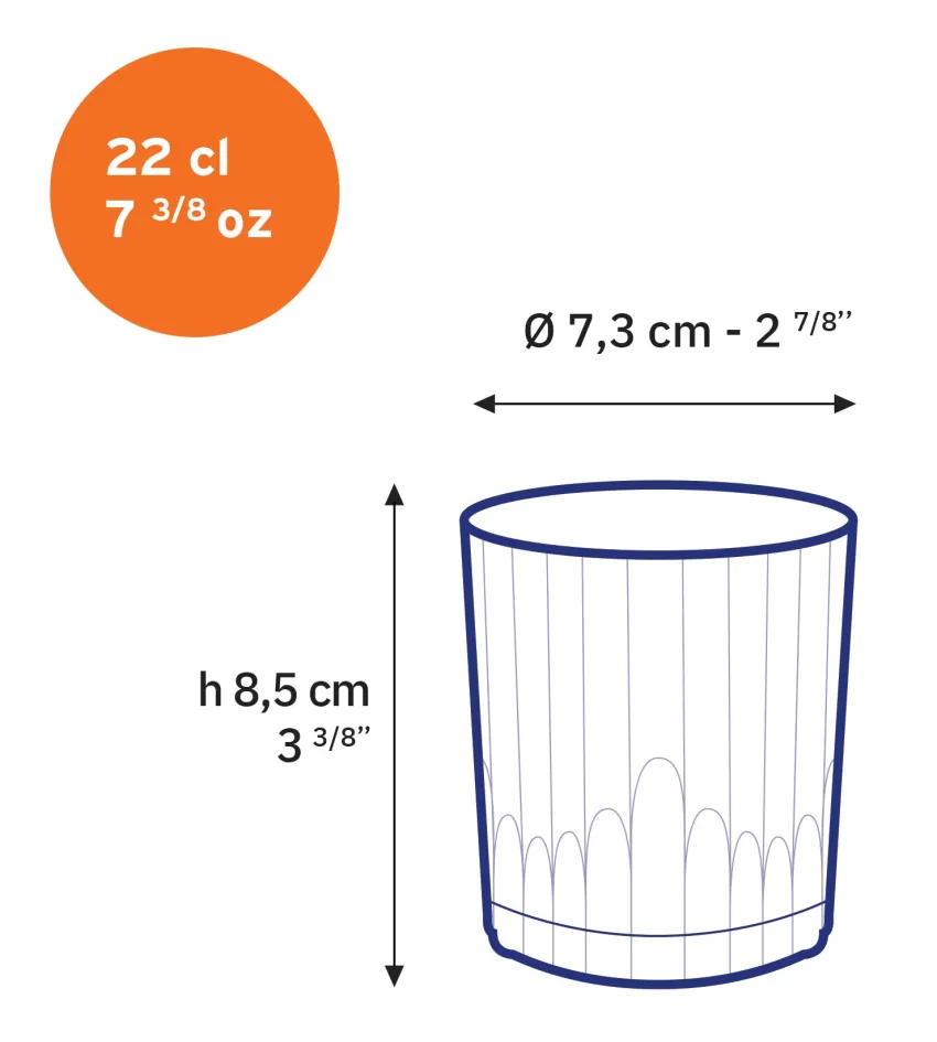 Professionnels De La Restauration|Verres À Eau>Duralex Manhattan - Verre Transparent 22cl