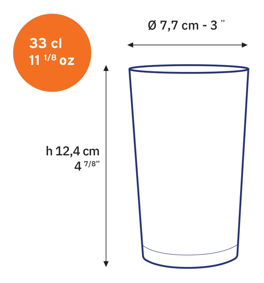 Professionnels De La Restauration|Verres À Eau>Duralex Unie - Verre transparent 33 cl