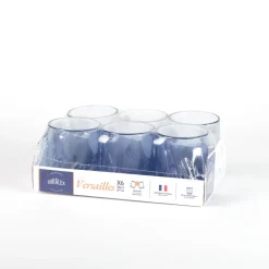 Professionnels De La Restauration|Mugs>Duralex Versailles - Mug en verre Bleu Marine 26 cl