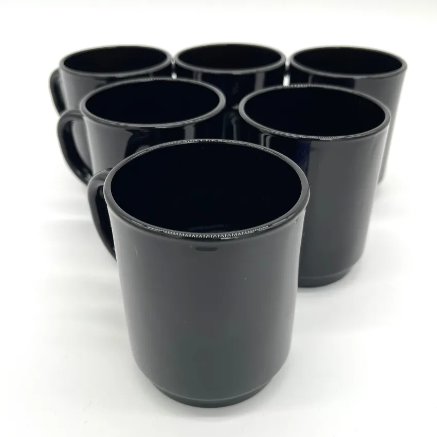 Professionnels De La Restauration|Mugs>Duralex Versailles - Mug en verre Noir 26 cl